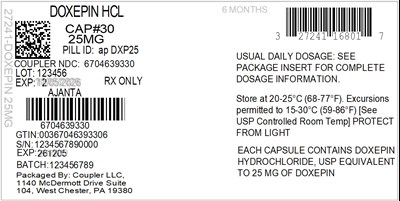 Label (27241 168 01 Doxepin 25mg 67046 393 30)